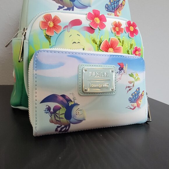 Loungefly Pixar a Bugs Life Earth Day Mini Backpack - Picture 8 of 11